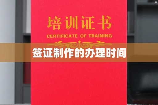 方山签证制作的办理时间