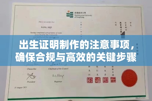 方山出生证明制作的注意事项，确保合规与高效的关键步骤