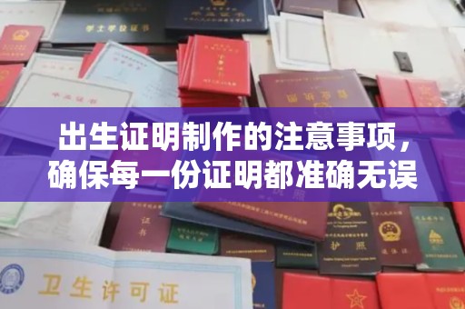 方山出生证明制作的注意事项，确保每一份证明都准确无误